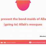 Do not prevent the bond-maids of Allah from (going to) Allah's mosques
