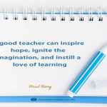 A good teacher can inspire hope