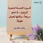 السيرة الحسنة كشجرة الزيتون