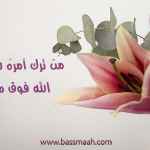 من ترك أمرهُ لله